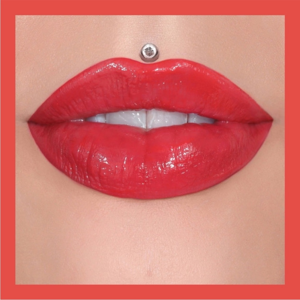 2003 Supreme Gloss Jeffree Star New‎ in Black Box Re Orange lip gloss pigmented
